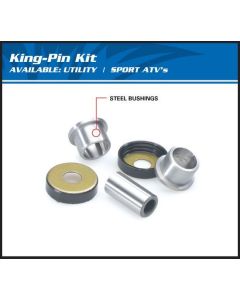 Yamaha YFM200 225 350ER Moto 4 85-89 King Pin Repair Kit