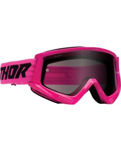 THOR Combat Sand Racer Goggles Hi-Vis/Pink/Black
