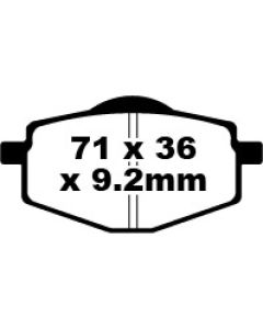 FA101TT EBC Brake Pads