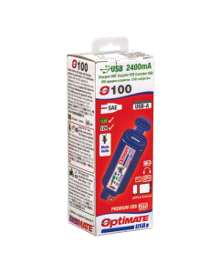 Optimate USB Charger Adaptor For Phones etc