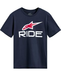 ALPINESTARS Ride 4.0 CSF T-Shirt NAVY/WHITE/RED