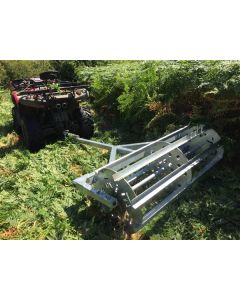 Agrimek 5ft - 1.5m Mechanical Bracken Bruiser with 50mm Swivel Tow Hitch Quad Roller
