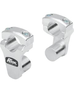 ROX PIVOTING HANDLEBAR RISER FOR 28,6 mm (11/8") HANDLEBARS 51mm RISE NATURAL ALUMINIUM