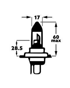 Bulb Narva H4 Halogen 12V 35/35W PX43T