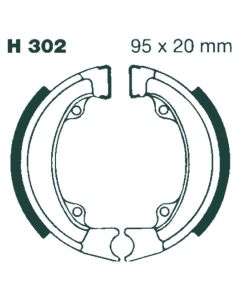 H302 EBC Quad Brake Shoes