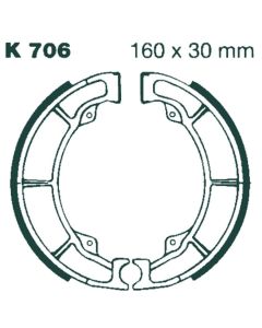 K706 EBC Quad Brake Shoes