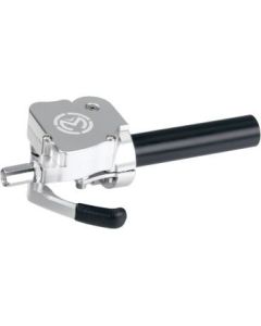 Quad Bike Billet Aluminium Dual Gasser Thumb & Twist Throttle SILVER