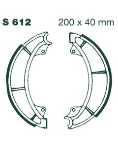 S612 EBC Quad Brake Shoes