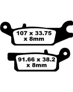 FA443R EBC Quad Brake Pads
