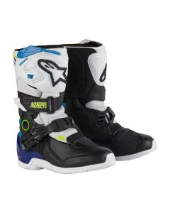 Alpinestars Kids Tech 3s Boots Black White Blue
