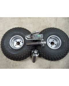 Quad DIY Trailer Kit Weld On Hubs Wheels Tyres Coupling