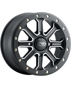 ITP Inertia 14X7 4/137 5+2/+30MM Black ATV Wheel
