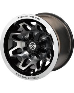 Moose Utility 416 Machined Black 14X8 4/136 4+4 Alloy Quad UTV Wheel