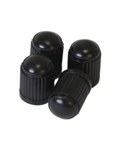 Tyre Valve Caps Black PK100