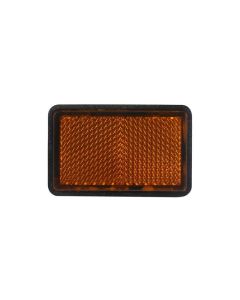 Amber Reflector Rectangular Bolt On 5mm Thread Quad ATV Parts