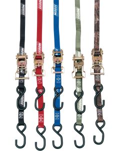 Moose Utility Ratchet Heavy Duty Tie Down Strap 25mm x 1.8m Blue