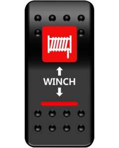 MUD Winch For Dash Red Rocker Switch ATV UTV