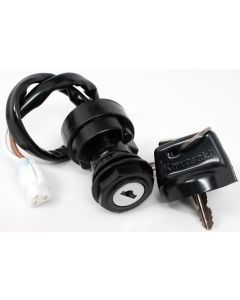 Genuine Kawasaki KLF300 Ignition Switch and Keys 3 Wire Triangular Connector