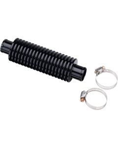 Moose Racing Black Aluminium In-Line Cooler 134.9 mm x 38.1 mm
