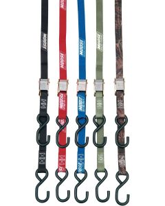 Moose Utility Standard Buckle Heavy Duty Tie Down Strap 25mm x 1.8m Red