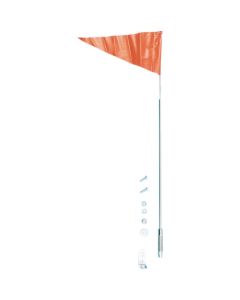 SNOWSTUFF Stainless Steel Telescopic Pole and Flag ATV Quad Snowmobile Bicycle