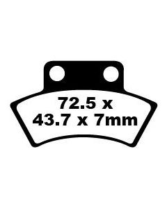 FA232TT EBC Quad Brake Pads