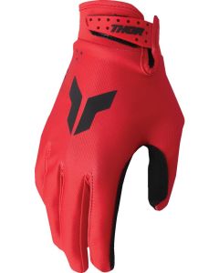 THOR Youth LAUNCHMODE Split Gloves Red