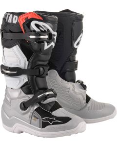 Alpinestars Tech 7s Youth Boots Grey Black Red