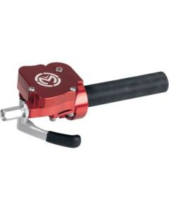 Quad Bike Billet Aluminium Dual Gasser Thumb & Twist Throttle RED