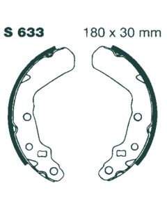 S633 EBC Quad Brake Shoes