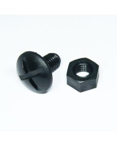 Pack Of 100 Plastic Nut & Bolt Mudguard / Fender Fasteners