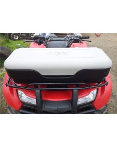 ATV Quad Universal Front Cargo Box Luggage Trunk Grey/Black