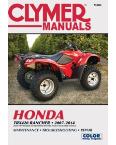 Honda TRX420 Fourtrax 07-14 Clymer Workshop Manual