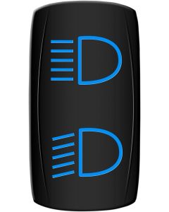 MUD Hi/LO Light Blue Rocker Switch ATV UTV