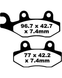 FA135TT EBC Quad Brake Pads