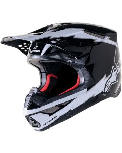 ALPINESTARS Supertech M10 White & Black Ampress MX Helmet