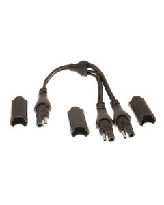 Optimate Charger SAE Y Splitter Lead 2 Way Out O15 12V