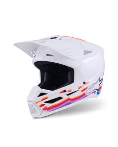 ALPINESTARS SM3 Force Helmet WHITE-GLO 2025 Model