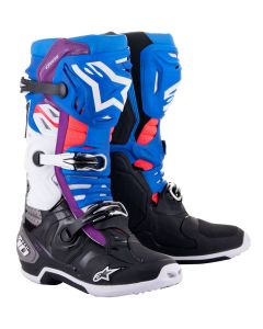 Alpinestars Tech 10 Supervented Boots Blue White Purple