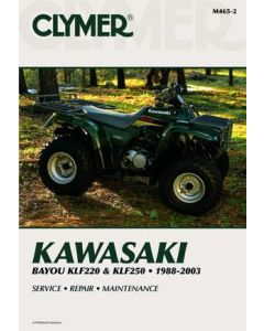 Kawasaki Bayou KLF220 and KLF250 88-03 Clymer Workshop Manual
