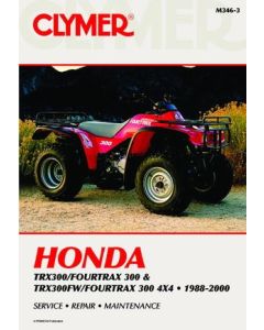 Honda TRX300 Fourtrax TRX300FW Big Red Clymer Workshop Manual