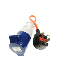 QUADMAXX - CARAVAN HOOK-UP TRAILING PLUG 230V 3 PIN UK MAYPOLE (MP374B)