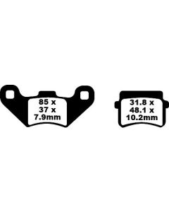 FA416TT EBC Quad Brake Pads