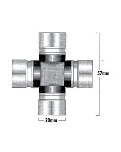 Yamaha Big Bear 350 87-99 Front 4WD Universal Joint Spider Bearing 