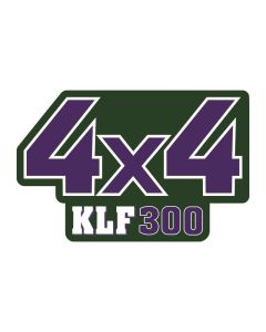 Kawasaki KLF 300C 4X4 Dark Green Decal Sticker