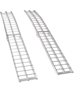 ATV UTV FOLDING ARCHED ALUMINIUM LOADING RAMPS 12" X 90" 540KG Capacity