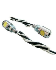 LED License Plate Mounting Bolt 6mm Clear Natural Motorcycle Quad