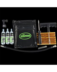 Slime Tyre Plug Kit CO2 Cartridges T-Handle For Tubeless Tyres ATV UTV 20382-SLI