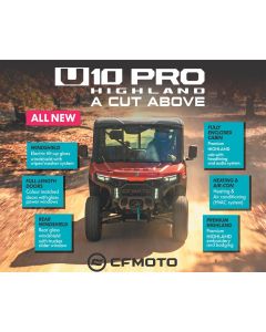 CFMOTO U10 PRO HIGHLAND 1000cc PREMIUM FULL CAB UTV
