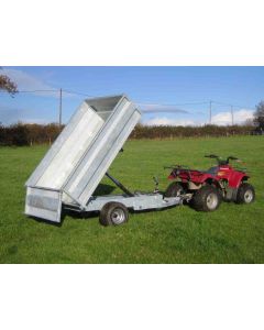 Quad Hydraulic Tipping Trailer 5'6 x 3'6